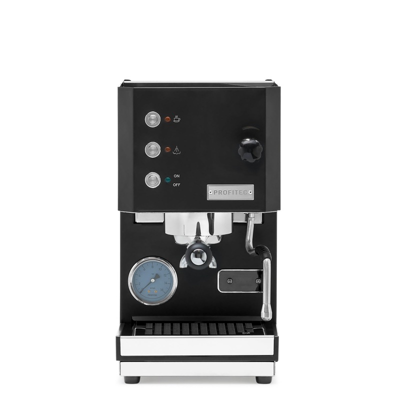 Profitec GO Espresso Machine|Black|Blue|Red|Stainless Steel|Yellow|No Accents|Blackened Oak|Concrete|Olive Wood|Tiger Maple|Walnut
