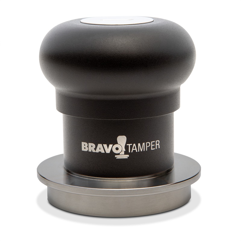 Bravo Mini Tamper|Black Aluminum|Dark Wood|58.5mm|54.7mm