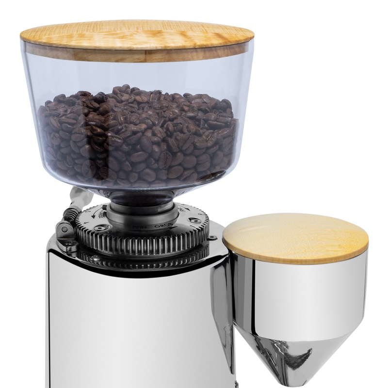 ECM and Profitec 500g Hopper Lid and Funnel Lid – Tiger Maple