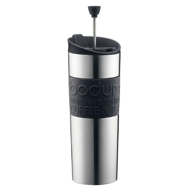 Bodum 15oz Traveling French Press Coffee Maker in Black