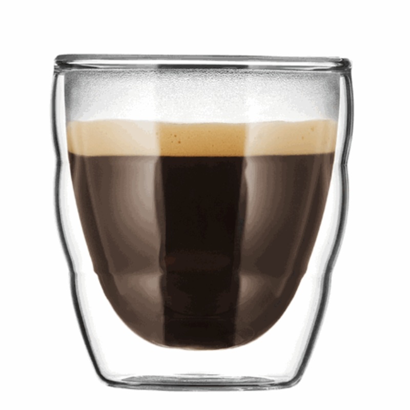 Bodum Pilatus Double Wall Glass 2.5 oz