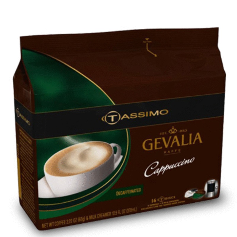 Gevalia Decaf Cappuccino T-Discs – DISCONTINUED