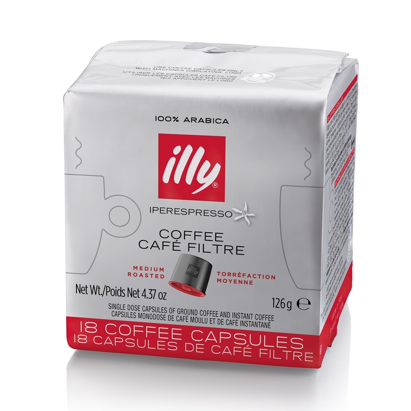 Illy Medium Roast Drip Capsule Cube – 18 Count – DISCONTINUED