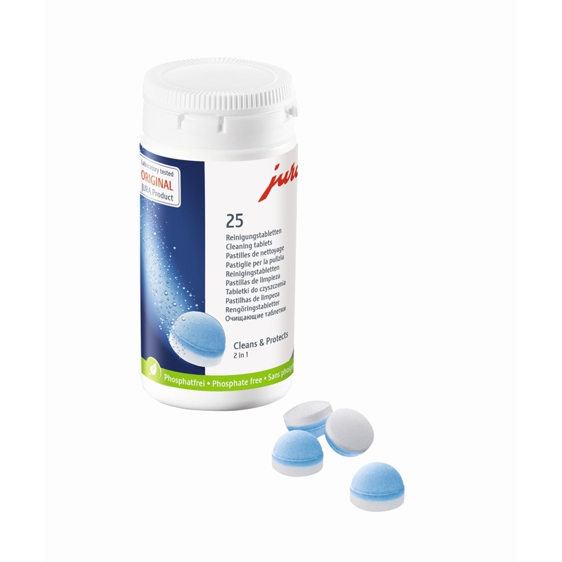 JURA 2-Phase Cleaning Tablets Large 25 Pack