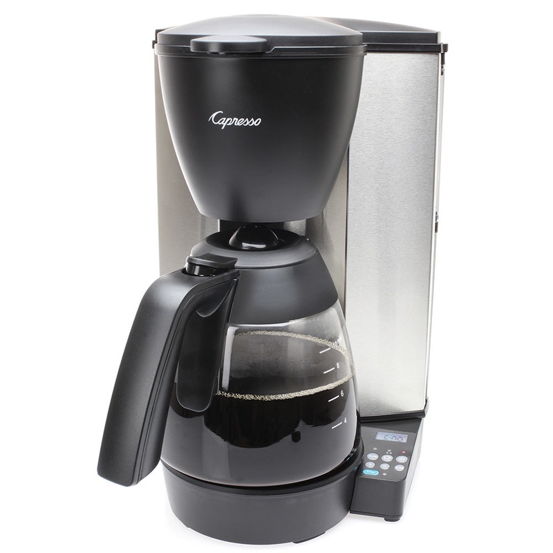 Capresso MG600 Plus 10 Cup Programmable Glass Carafe Drip Coffee Maker