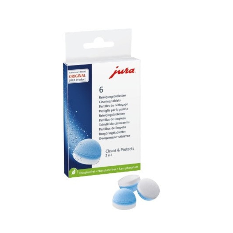 JURA 2-Phase Cleaning Tablets 6 Pack