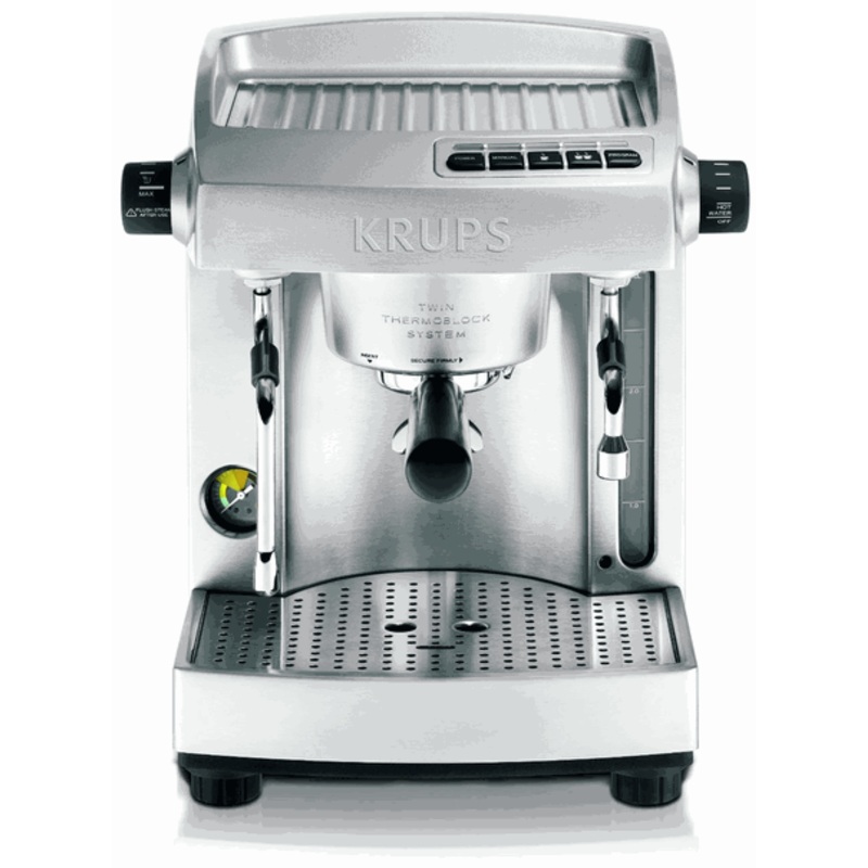 Krups XP618050 Twin Thermoblock Semi-Automatic Espresso Machine