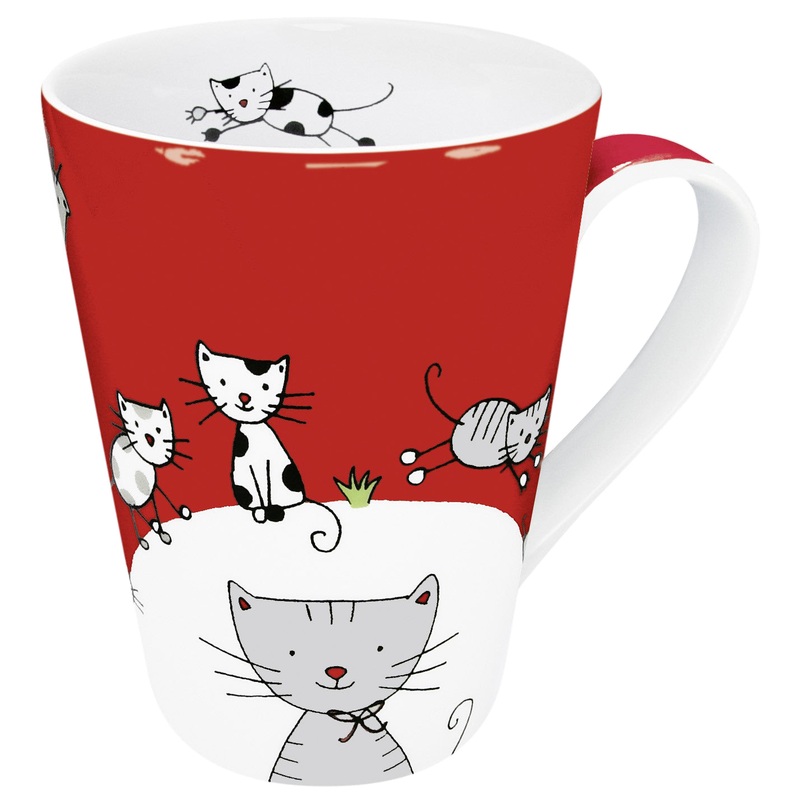 Waechtersbach Globetrotter 13oz Cat Mug
