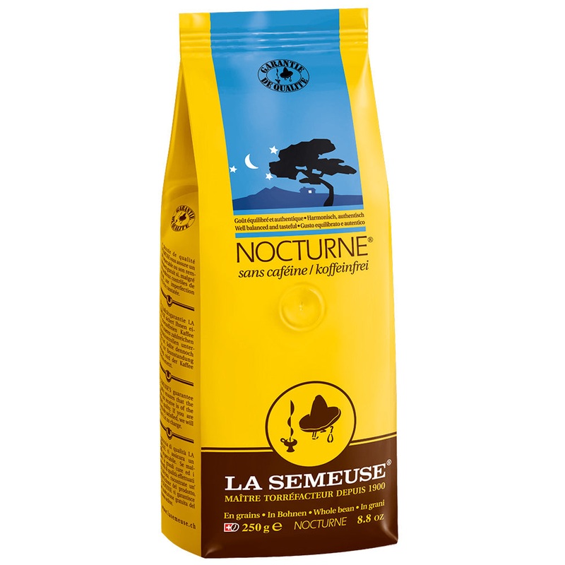 Caf La Semeuse Whole Bean Nocturne Decaffeinated Coffee