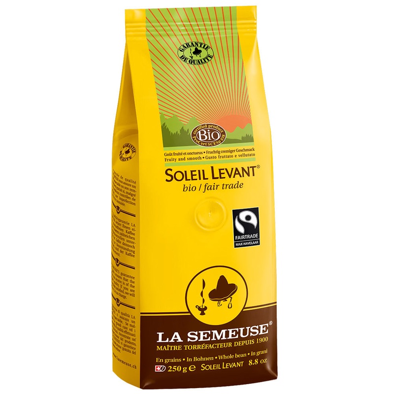 Cafe La Semeuse Whole Bean Soleil Levant Fair Trade Coffee