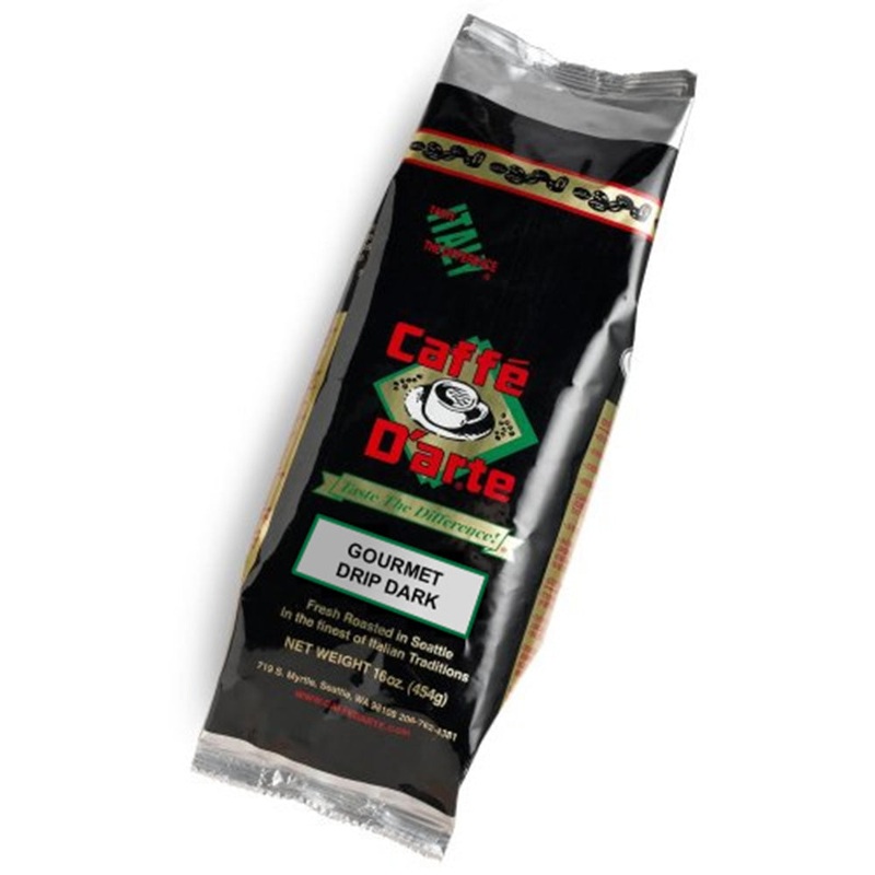 Caff Darte Gourmet Drip Decaf Ground Coffee