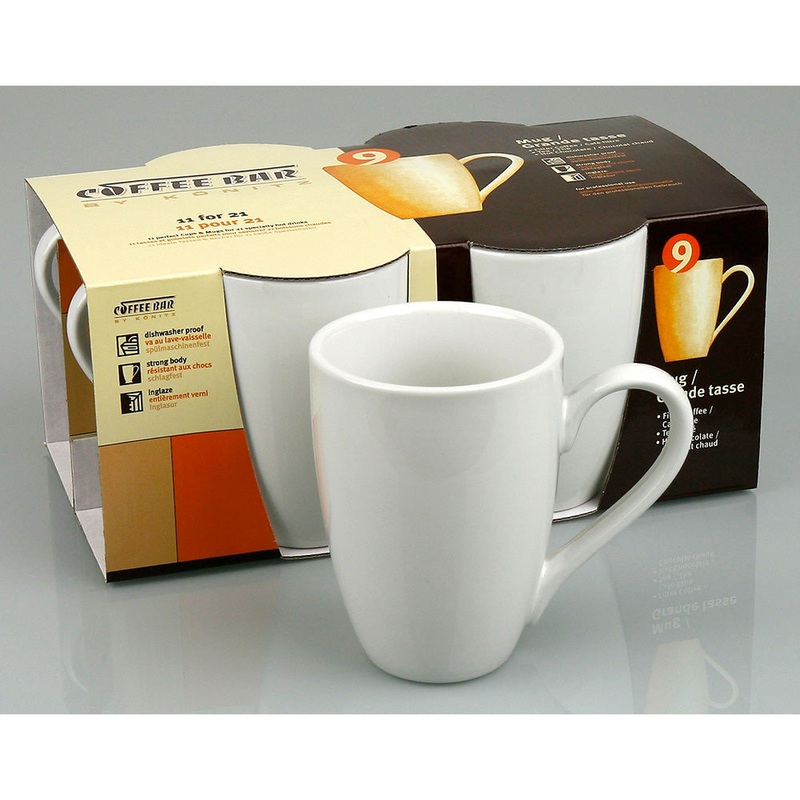 Konitz Set of Four 10oz Coffee Mugs