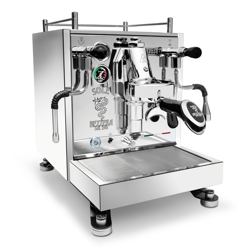 Bezzera Sole Espresso Machine|Stainless Steel|Matte Black|Matte Green|Matte White|Stock|Blackened Oak|Oak|Olive Wood|Rosewood|Walnut