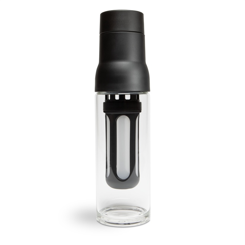 Varia Steep Cold Brew Bottle|Black|White