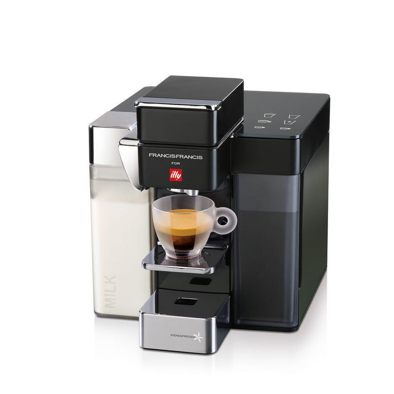 illy Y5 iperEspresso Milk, Espresso & Coffee Machine – Black