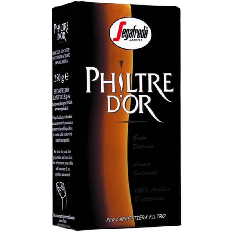 Segafredo Zanetti Philtre D’Or 100% Arabica Ground
