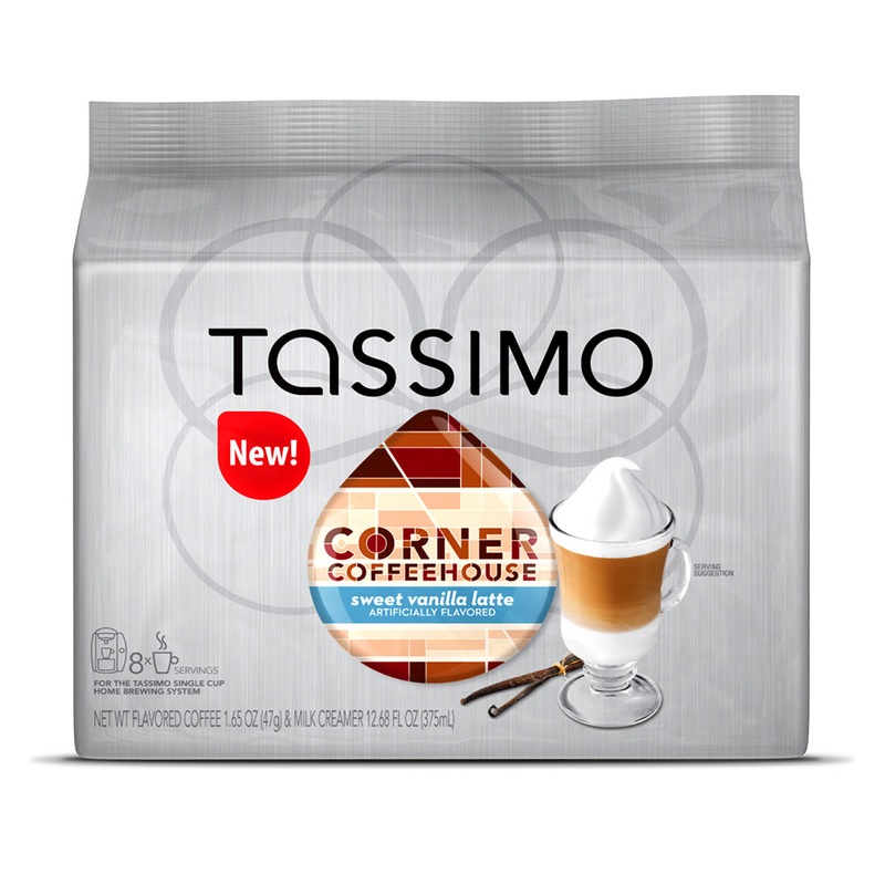 Tassimo T-Disc Corner Coffee House Sweet Vanilla Latte – DISCONTINUED