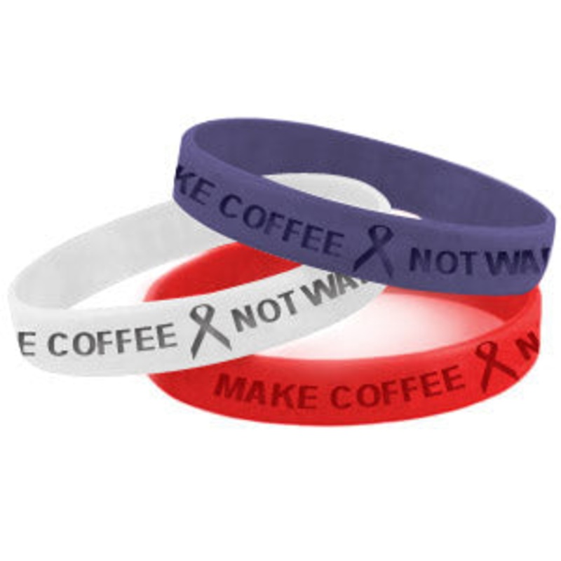 Make Coffee, Not War Bracelet