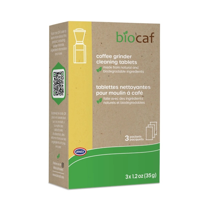 Urnex Biocaf Coffee Grinder Cleaning Tablets