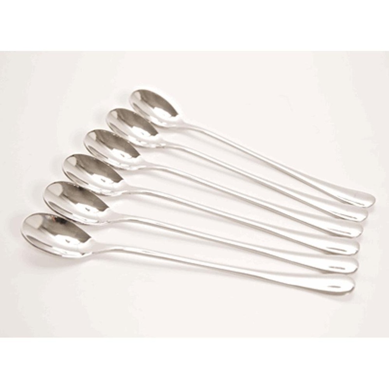 Berlino Sciola Stainless Steel Long Drink Cappuccino Spoons