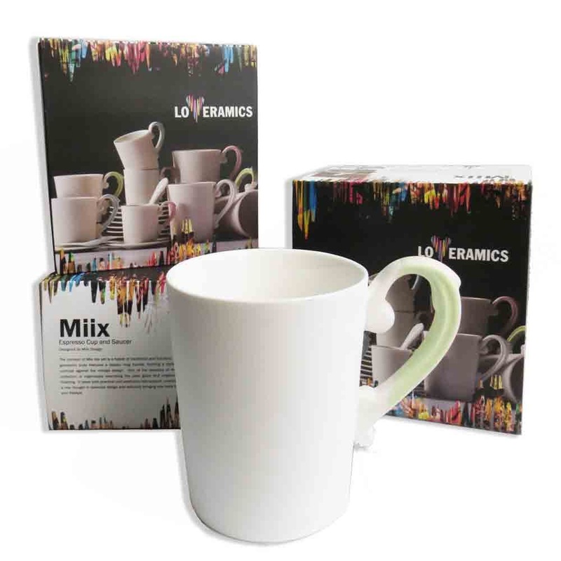 Loveramics Miix Designer Coffee Mug in Apple Green