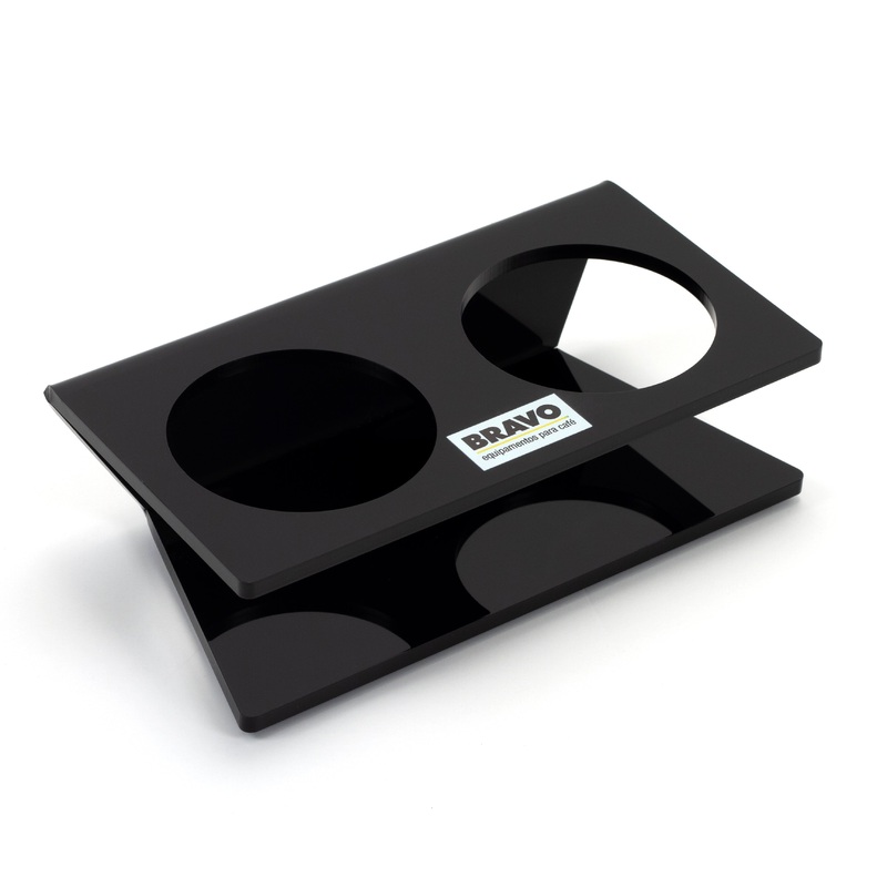 Bravo Acrylic Tamper and Distributor Stand