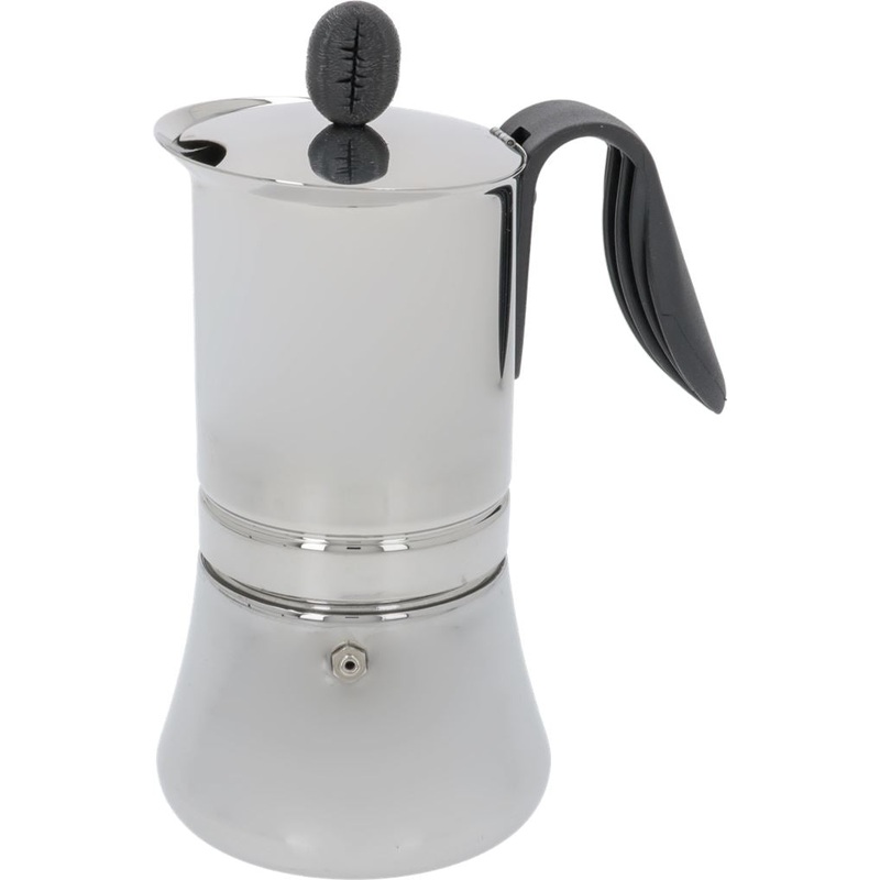 G.A.T. Moka Lady 10-Cup Stainless Steel Moka Pot