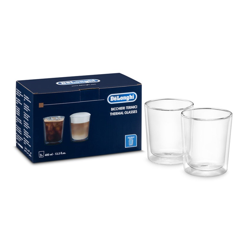 DeLonghi 13.5oz Thermal Glasses – Set of 2