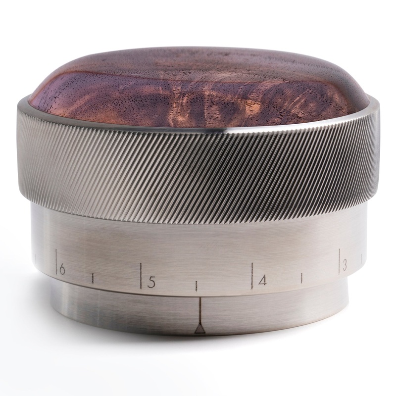 Saint Anthony Industries New Levy Precision Tamping Tool 58.3mm – Curly Walnut