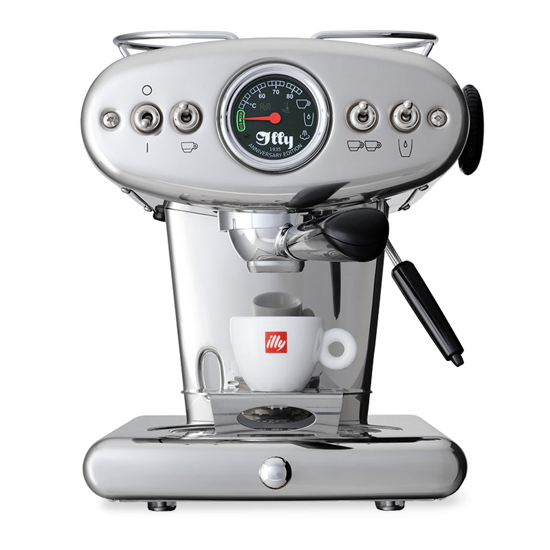 X1 Anniversary E.S.E. Pod & Ground Coffee Machine – Stainless