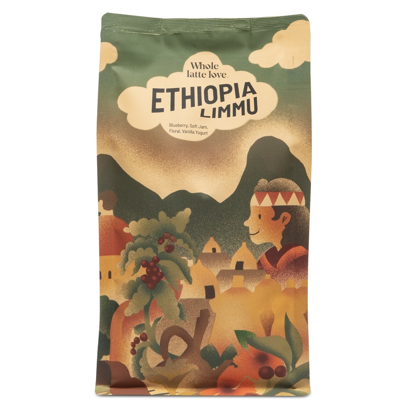 Ethiopia G1 Limmu Single Origin Whole Bean Coffee