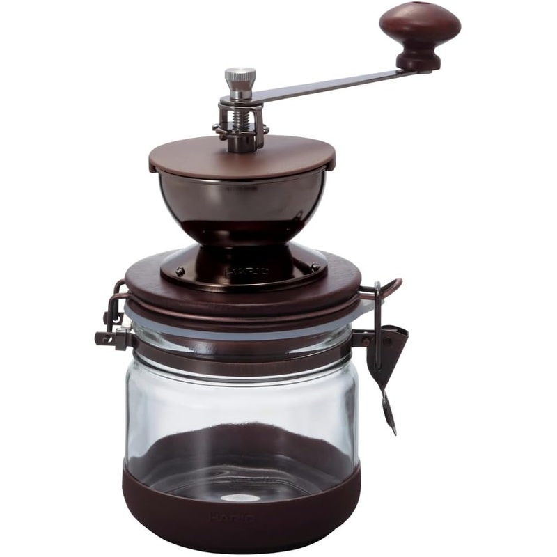 Hario Canister Ceramic Coffee Mill w/Lid – Copper/Glass